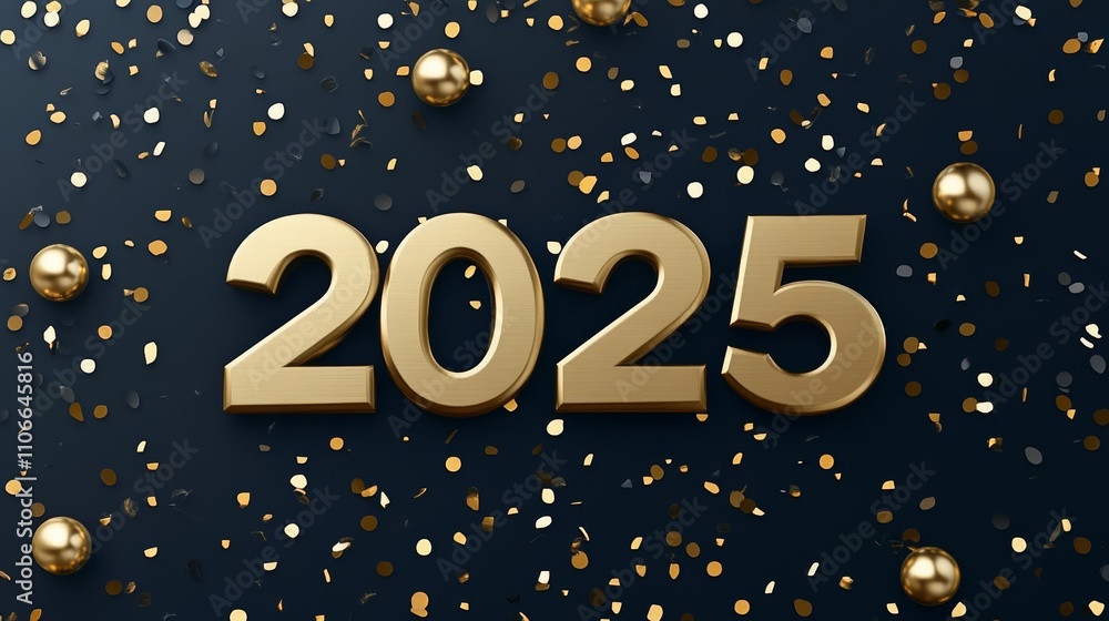 Happy new year 2025 background concept Happy new year 2025 background concept
