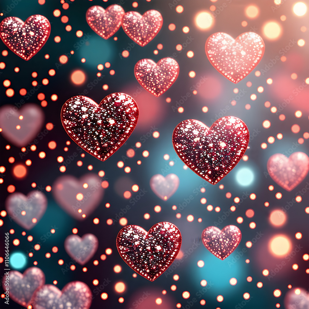 Fototapeta premium sparkling heart