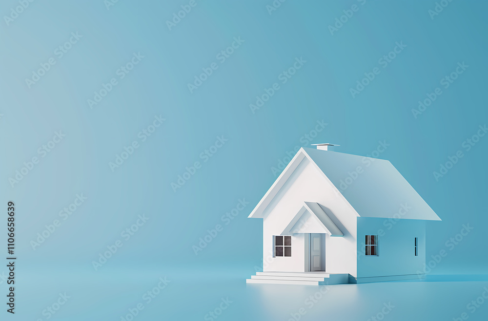 3D simple house model 3D simple house model