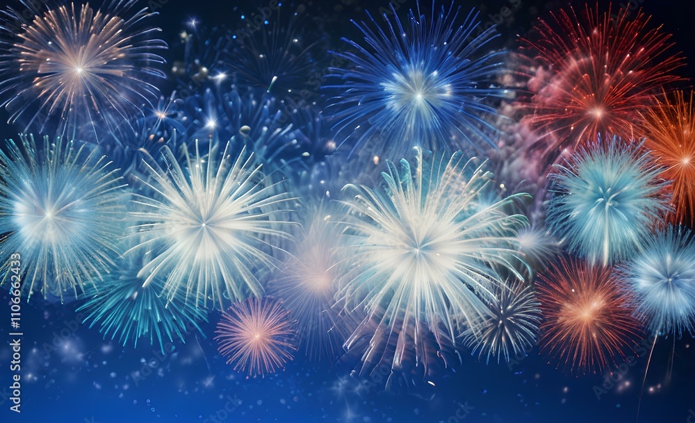 fireworks on the night sky fireworks on the night sky