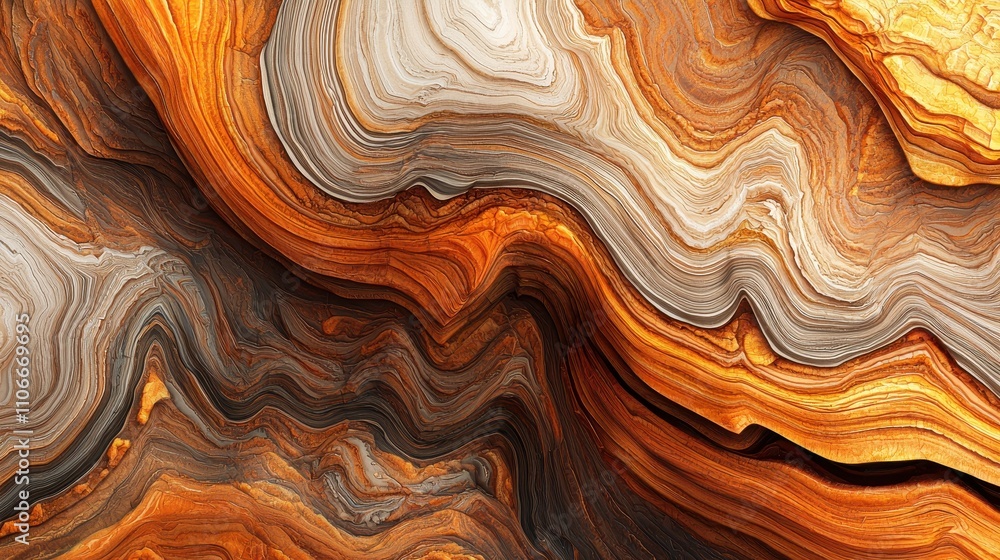 Abstract swirling patterns in warm earth tones Abstract swirling patterns in warm earth tones