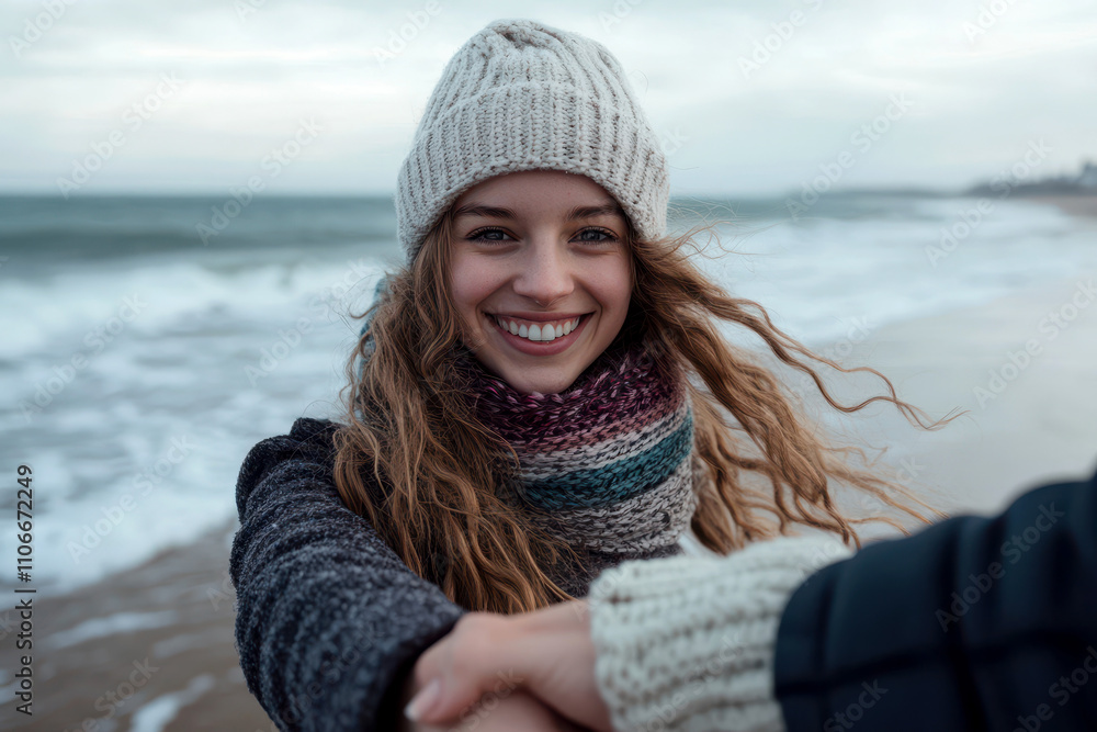 Engagement, hands and love with couple on beach together for date, milestone or romance in summer. valentine concept Engagement, hands and love with couple on beach together for date, milestone or romance in summer. valentine concept