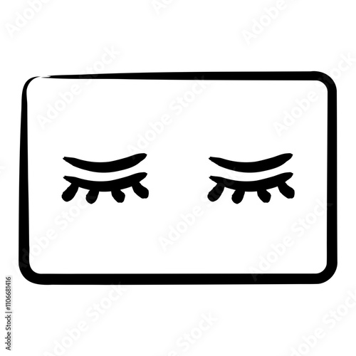 False Lashes Icon