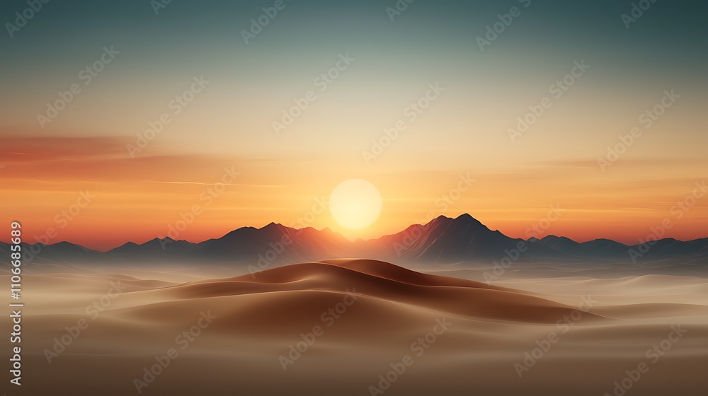 A stunning desert landscape at golden hour, with dramatic red and orange dunes stretching into the horizon under a soft, glowing sky, Ultra-Realistic, Photo Realistic, highly detailed, A stunning desert landscape at golden hour, with dramatic red and orange dunes stretching into the horizon under a soft, glowing sky, Ultra-Realistic, Photo Realistic, highly detailed,