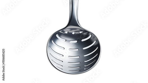 A slotted spoon is a versatile kitchen tool designed to separate solids from liquids during cooking and serving. Typically made from materials like stainless steel, plastic, or silicone, it features a