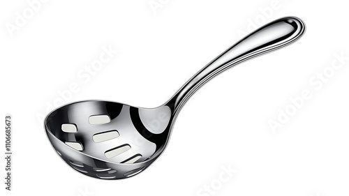 A slotted spoon is a versatile kitchen tool designed to separate solids from liquids during cooking and serving. Typically made from materials like stainless steel, plastic, or silicone, it features a