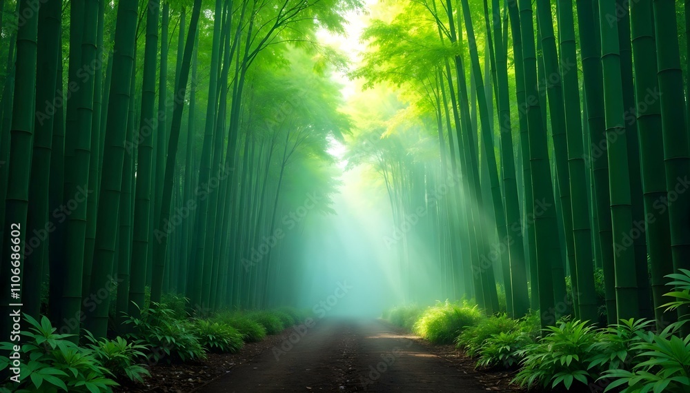 Fototapeta premium Foggy Nature Scenes, Misty Forests, Mountains, Lakes, and Serene Landscapes