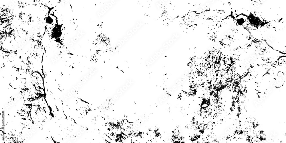 Grunge Black And White Urban Vector Texture Template. Old grunge weathered wall background.
Grunge Black And White Urban Vector Texture Template. Old grunge weathered wall background.