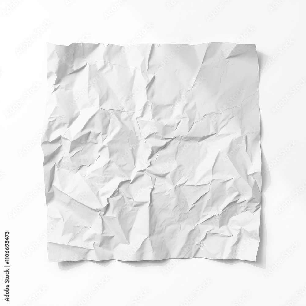 Crumpled paper poster with a textured surface, crumpled paper, creased paper, paper texture Crumpled paper poster with a textured surface, crumpled paper, creased paper, paper texture