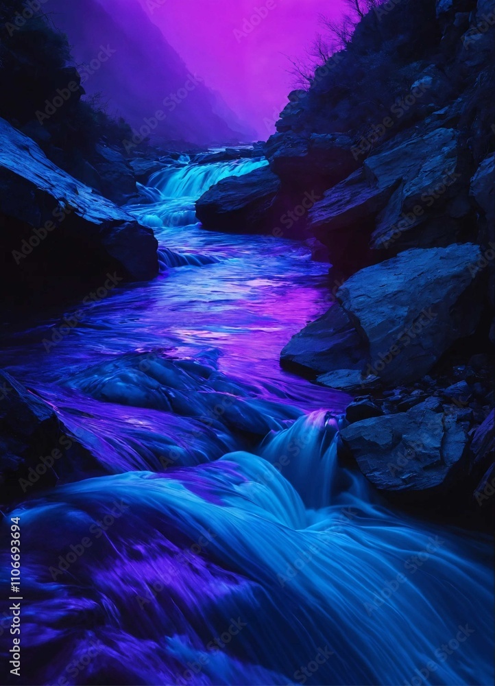 Fototapeta premium River and rocks
