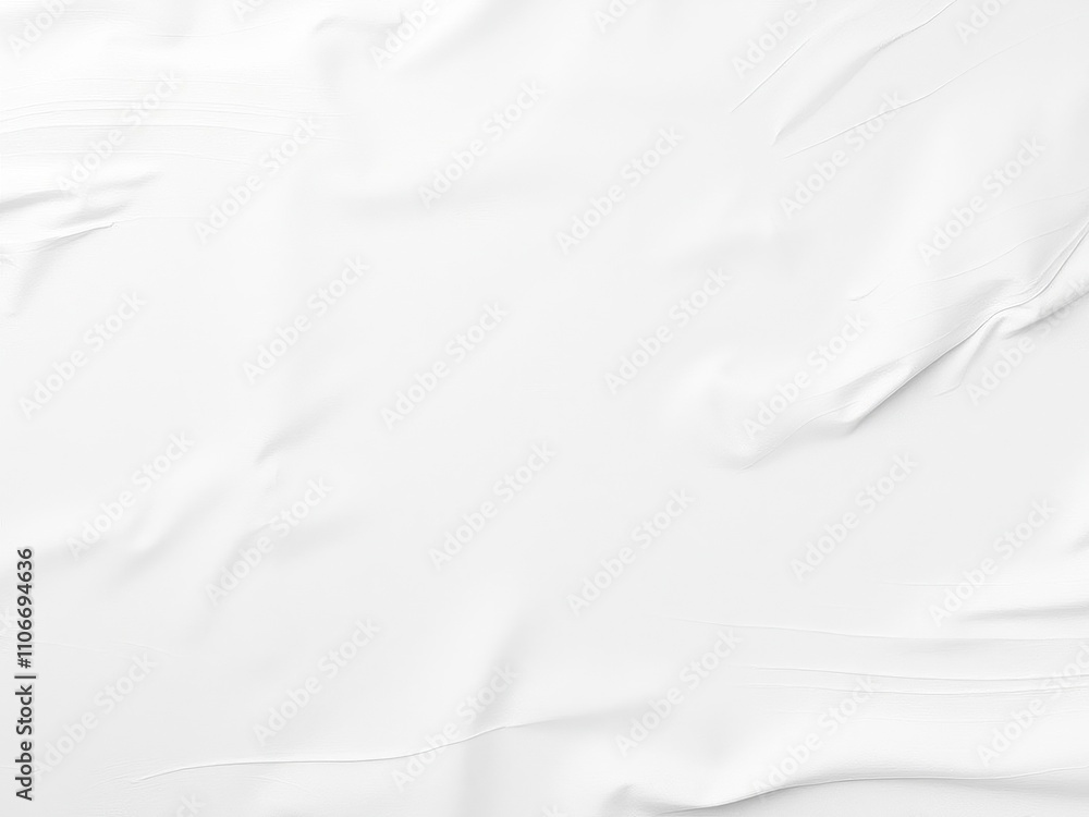 Obraz premium Pure white cotton fabric with a textured brush stroke for photo editing background, digital design element, white cotton fabric, creative workspace, image editing tool, artistic canvas
