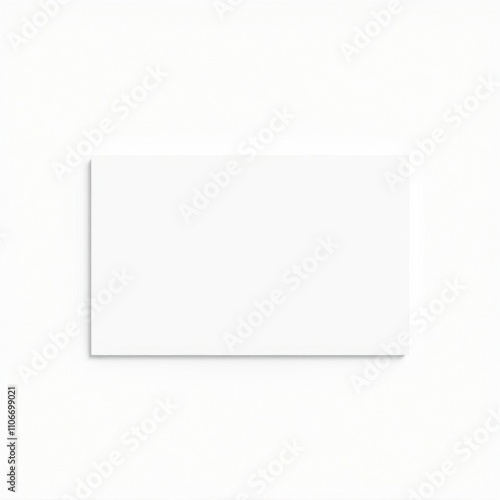 Minimalist Business Card Template with a clean design and simple typography, clean, industry, business card template, white background, finance