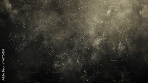 Obraz na płótnie A dark, aged chalkboard background evokes nostalgia with textures and faded stains. w salonie