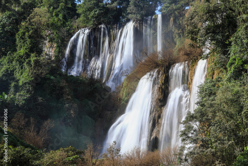 Thi Lo Su Waterfall is the large and  beautiful in Umphang forest in Tak province. Thailand