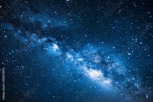 Breathtaking Night Sky Panorama: Celestial Wonders of the Milky Way Galaxy