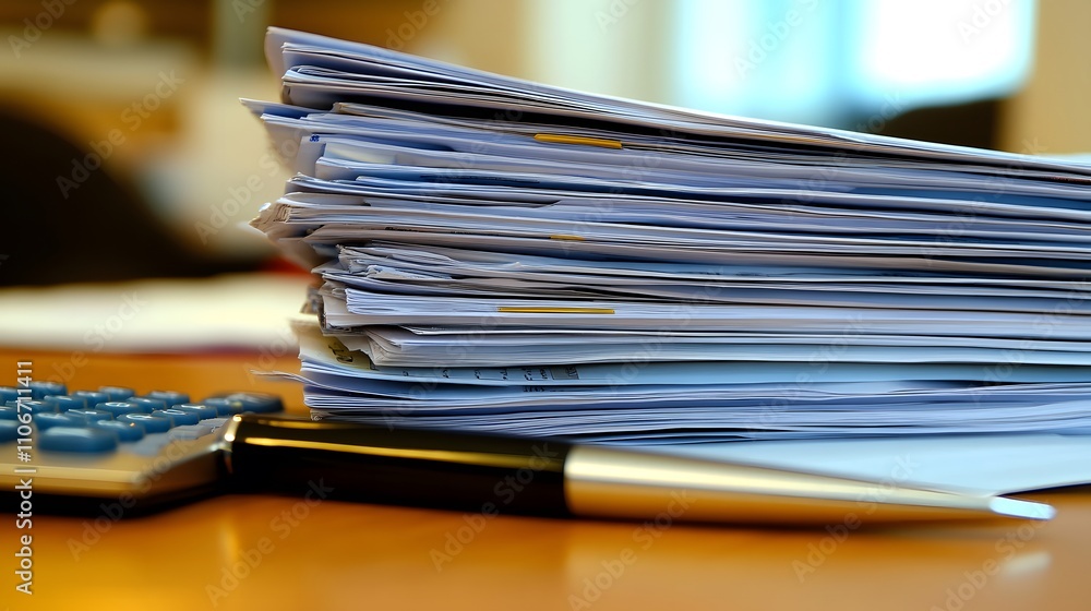 Medical bills scattered across a desk, symbolizing the financial burden and stress of healthcare costs, highlighting the need for affordable and accessible medical care for all. Medical bills scattered across a desk, symbolizing the financial burden and stress of healthcare costs, highlighting the need for affordable and accessible medical care for all.