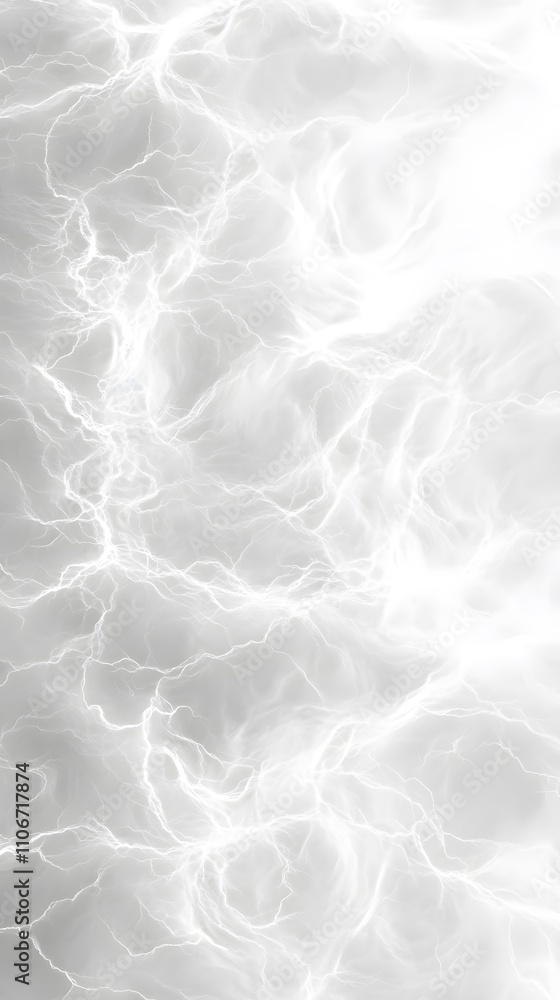 A dynamic display of white electric currents against a light background. A dynamic display of white electric currents against a light background.