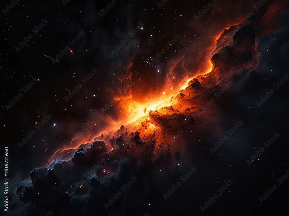 fire and nebula fire and nebula