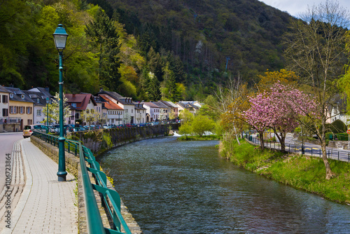 Vianden town in Luxembourg.