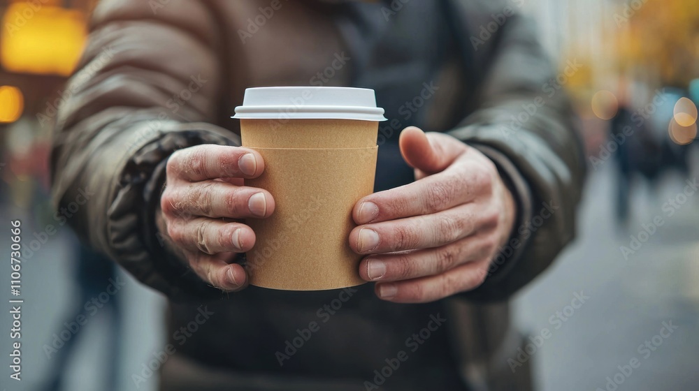 Person engaging in random acts of kindness, like paying for someone’s coffee or helping a stranger Person engaging in random acts of kindness, like paying for someone’s coffee or helping a stranger