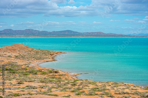 Stunning Coastal View at Cabo de la Vela, La Guajira, Colombia – A Serene Escape into Nature's Beauty