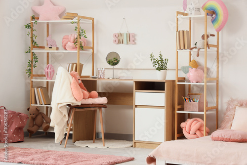 Interior of children's bedr...