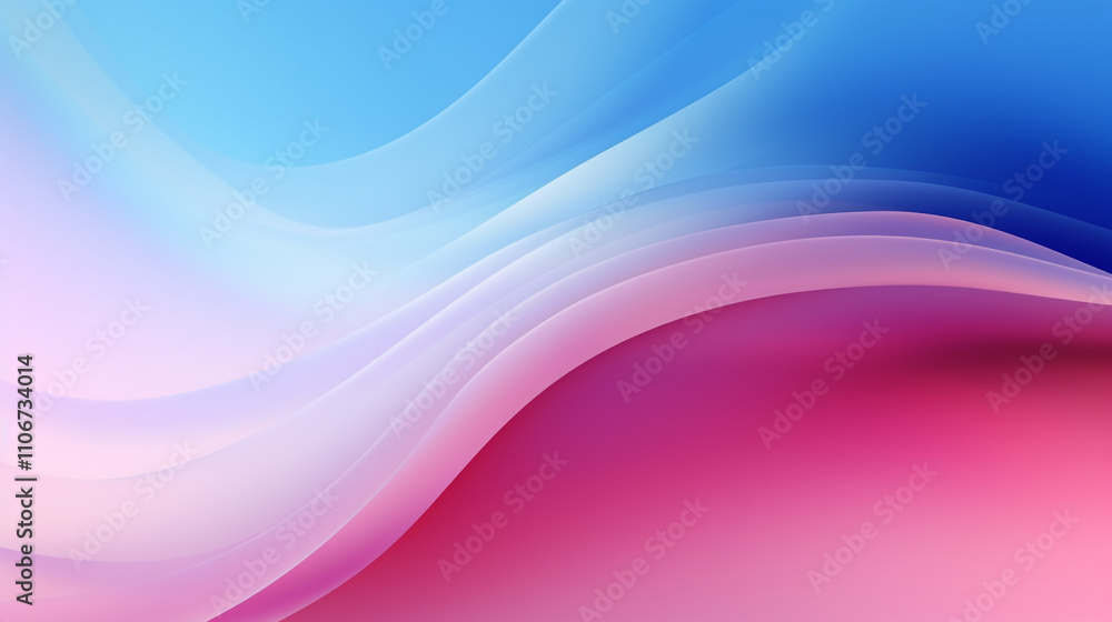 Fototapeta premium Gradient blur pink blue abstract background