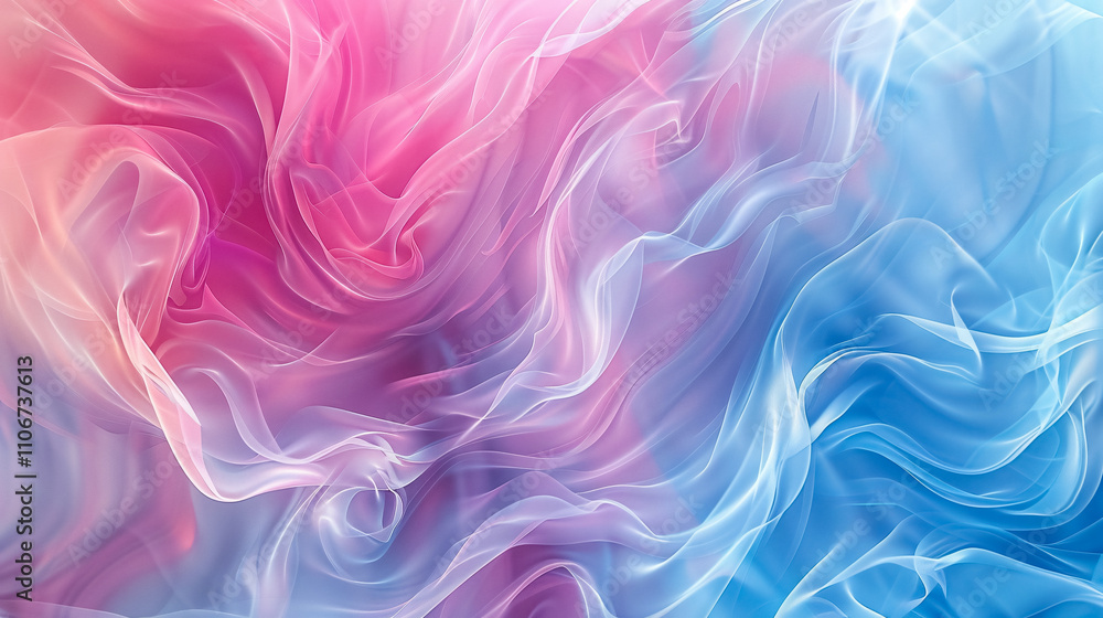 Fototapeta premium A 4K abstract gradient wave background.