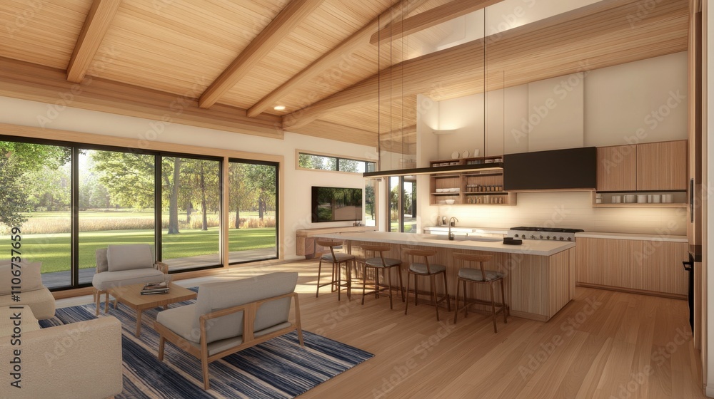 Scandinavian Inspired Open Home Interior Design Scandinavian Inspired Open Home Interior Design