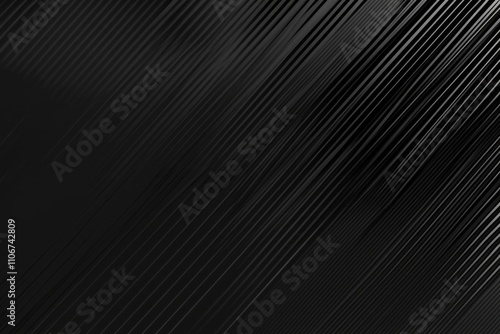 Slender diagonal striped halftone gradient design. Slanted line gradient background effect. Dark angled stripe pattern backdrop. Fading parallel line wallpaper for prints and covers