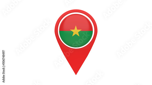 Location Sign with Burkina Faso Flag - 4K Free Download Location Sign with Burkina Faso Flag - 4K - GFXLoad