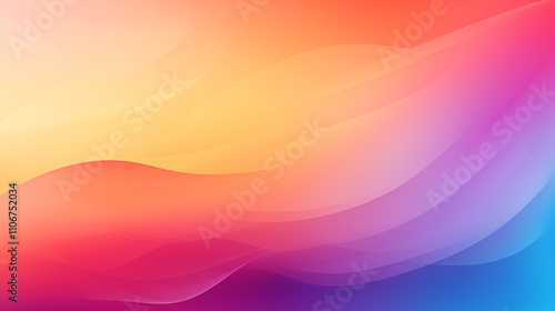 Vibrant summer ombre background