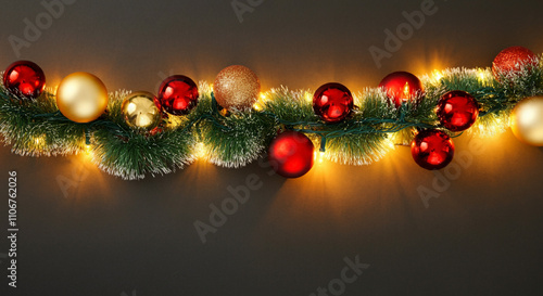 A festive Christmas garland...