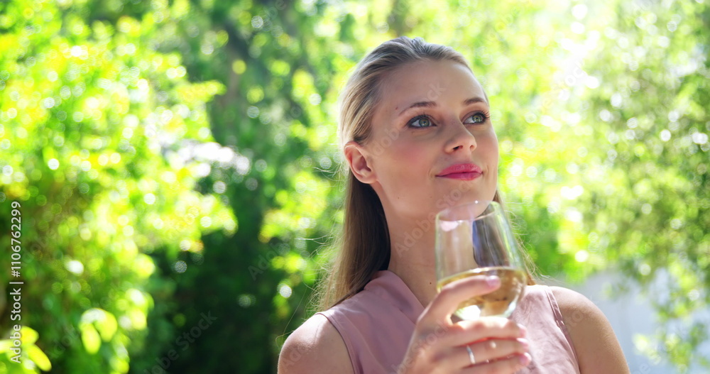 Beautiful woman having wine at restaurant Beautiful woman having wine at restaurant