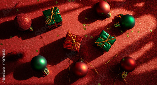 A festive arrangement featu...