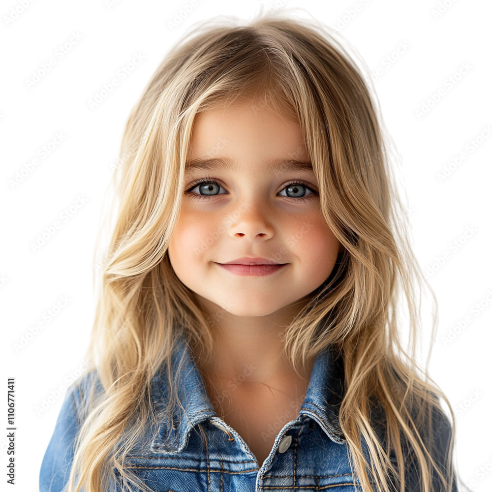 portrait of a little girl isolated on transparent background portrait of a little girl isolated on transparent background