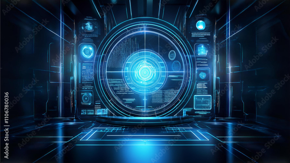 Futuristic Tech Interface Futuristic Tech Interface