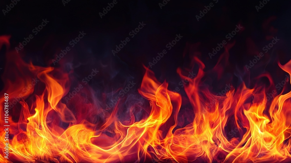 A vivid display of flames dancing against a dark background, showcasing vibrant hues of orange and red, embodying heat and intensity. A vivid display of flames dancing against a dark background, showcasing vibrant hues of orange and red, embodying heat and intensity.