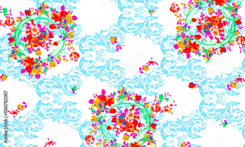 Abstract Flower background suitable for home decore and wallpaper purpose