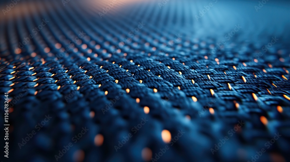 A blue carbon fiber background texture with a distinct carbon pattern is shown in a close-up view, highlighting its unique texture A blue carbon fiber background texture with a distinct carbon pattern is shown in a close-up view, highlighting its unique texture