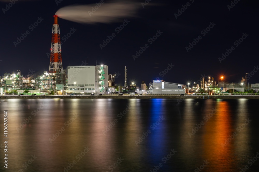 Fototapeta premium 四日市港の夜景