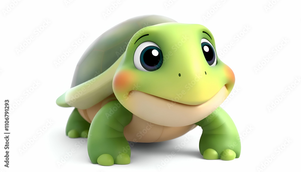 3D render cartoon of a smiling green turtle isolated rendering of a cute green turtle on a white background,
3D render cartoon of a smiling green turtle isolated rendering of a cute green turtle on a white background,