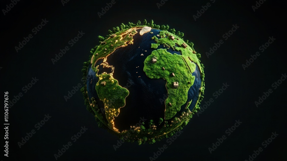 Global Sustainability: New Year's Concept of Earth, Agriculture, and Social Governance in Europe, Africa, and Asia - Aerial View of Industry, Woodland, and Landscape Global Sustainability: New Year's Concept of Earth, Agriculture, and Social Governance in Europe, Africa, and Asia - Aerial View of Industry, Woodland, and Landscape