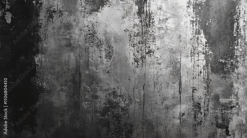 Texture of an old worn out scratched the surface. Black and white grunge background, peeling paint. Empty space, free space Texture of an old worn out scratched the surface. Black and white grunge background, peeling paint. Empty space, free space