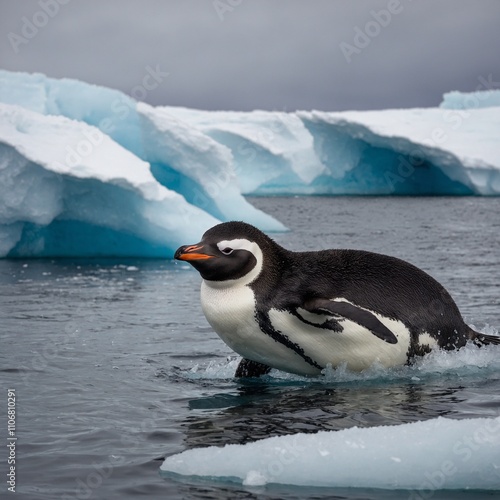 Explore the life of a penguin in the Antarctic.