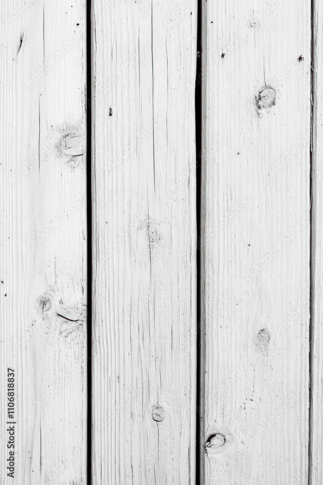 Naklejka premium White Surface wood board texture for vertical natural background