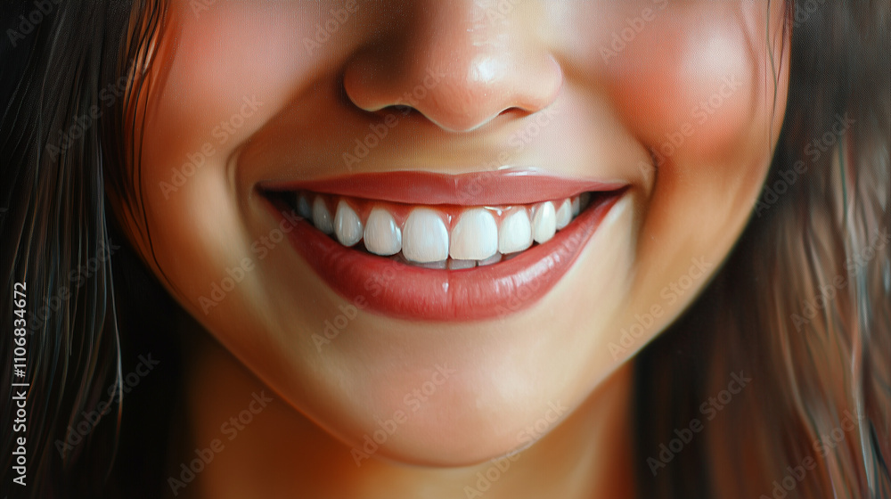 Obraz premium close up of a person smiling