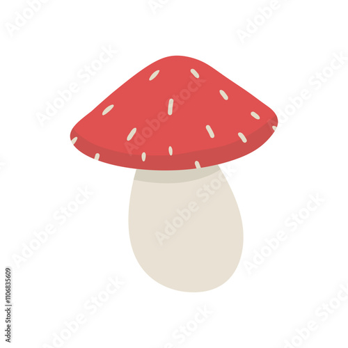 Mushroom farm logo, mushroom icon vintage design illustration. natural foods for kitchen preparing products