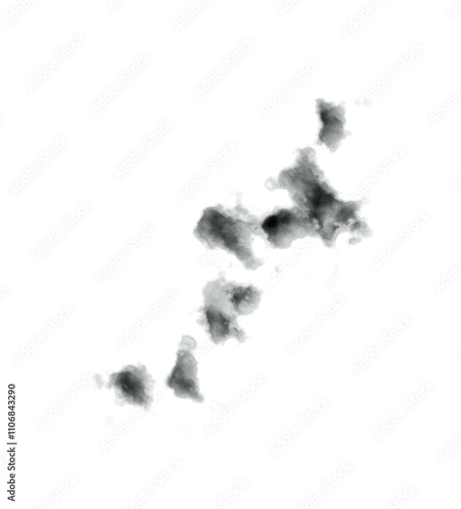 Black smoke element. Smoke texture. Black smoke element. Smoke texture.