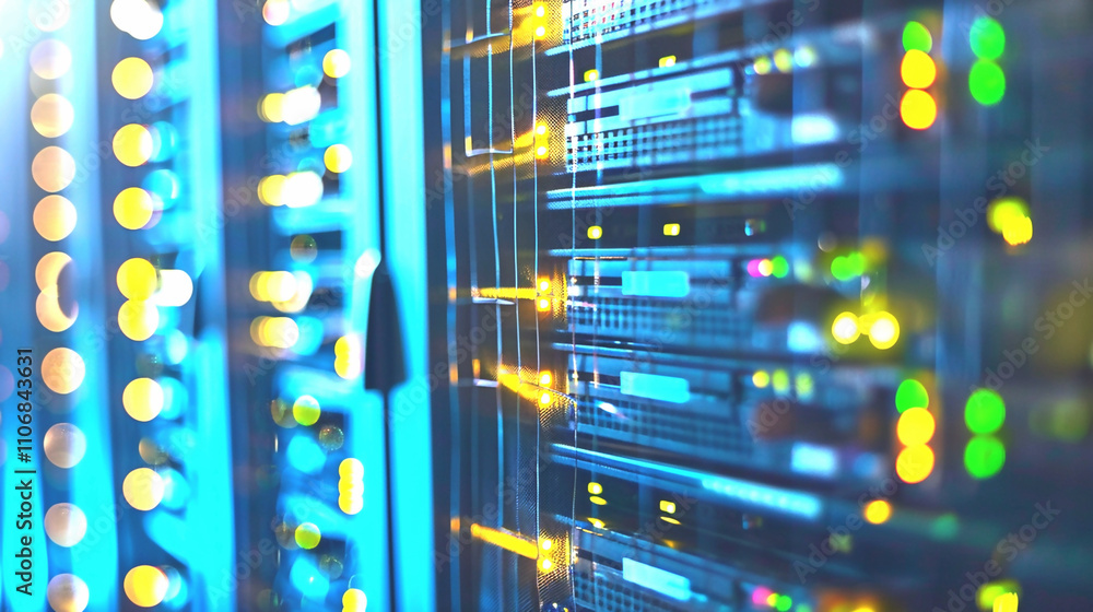 Fototapeta premium Zero-trust architecture with layered security for enterprise networks 